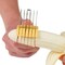 Banana Slicer Fruit Knife Kitchen Gadget Bar Tools Veggie Cutter Stainless Steel